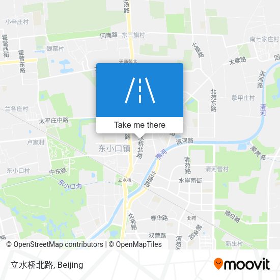 立水桥北路 map