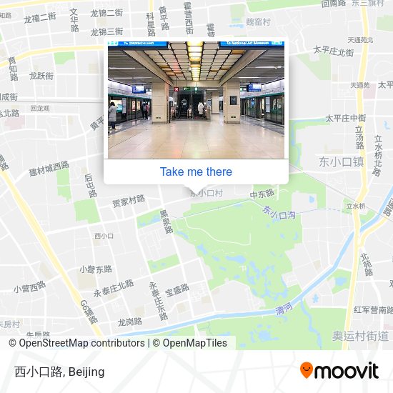 西小口路 map