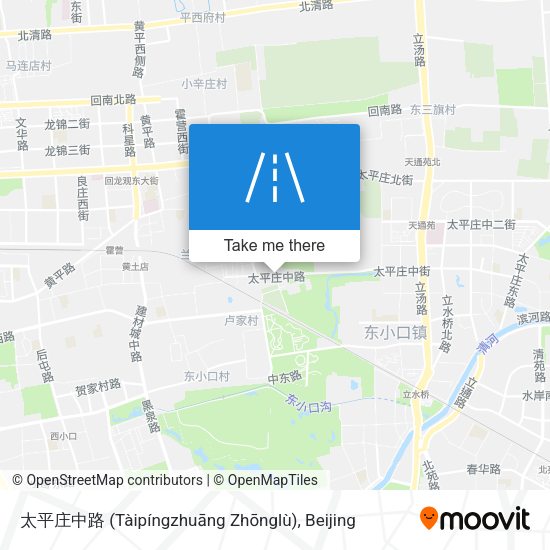 太平庄中路 (Tàipíngzhuāng Zhōnglù) map