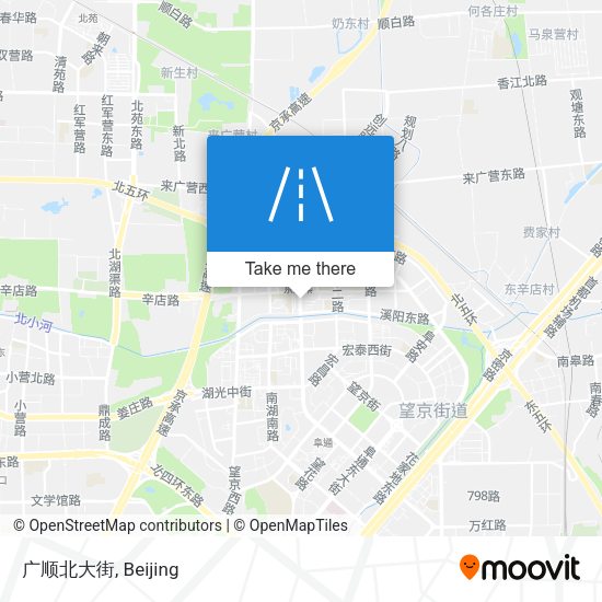 广顺北大街 map