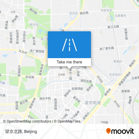 望京北路 map