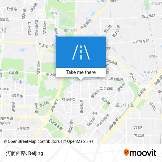 河荫西路 map