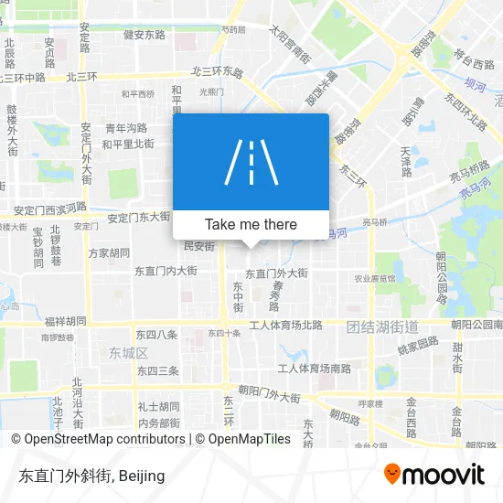 东直门外斜街 map