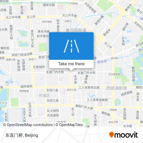 东直门桥 map