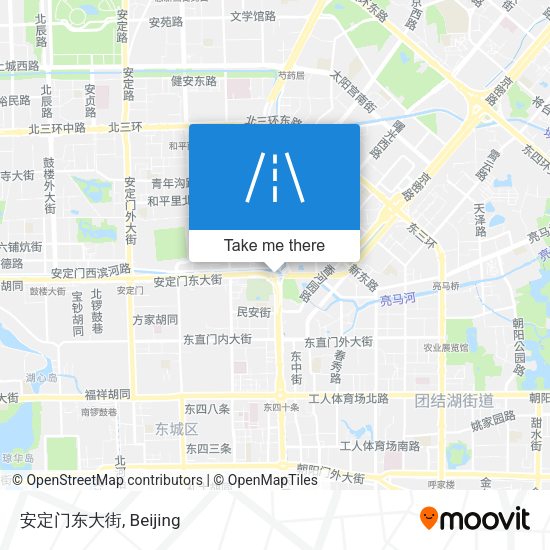 安定门东大街 map