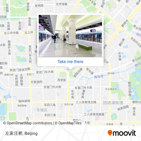 左家庄桥 map