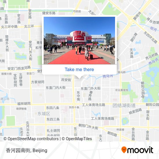 香河园南街 map