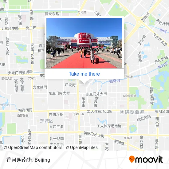 香河园南街 map