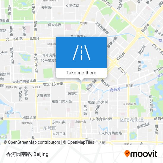 香河园南路 map