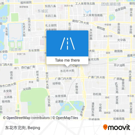 东花市北街 map