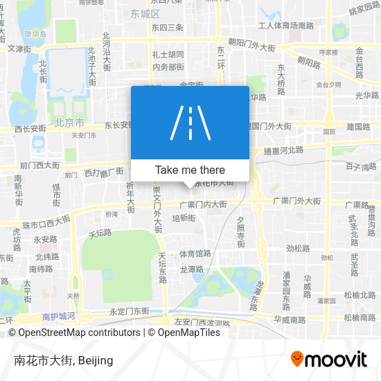 南花市大街 map