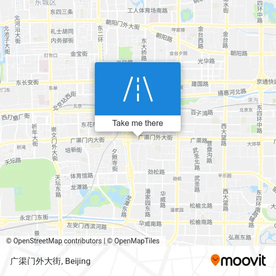 广渠门外大街 map