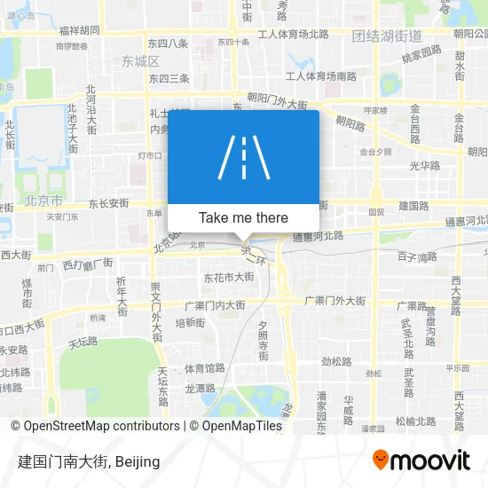 建国门南大街 map