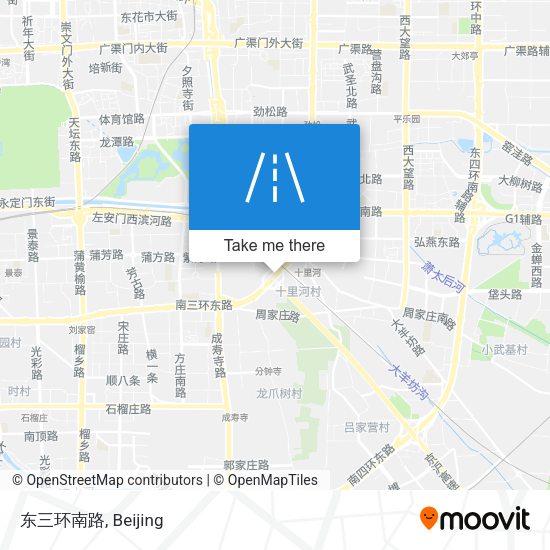 东三环南路 map