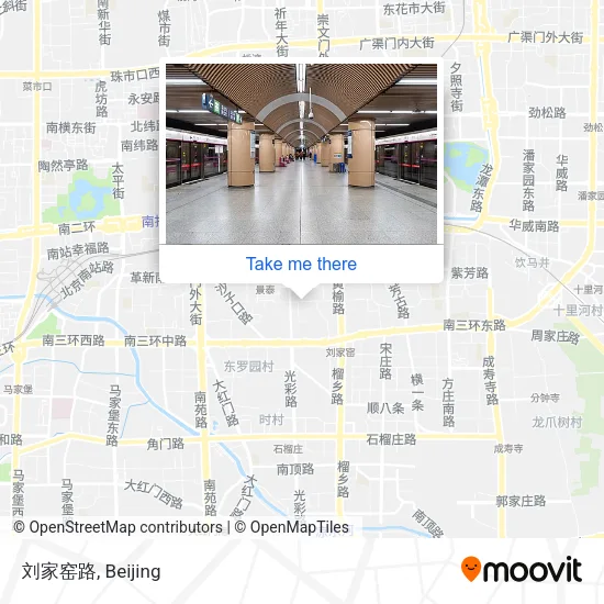 刘家窑路 map