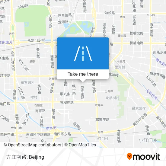 方庄南路 map