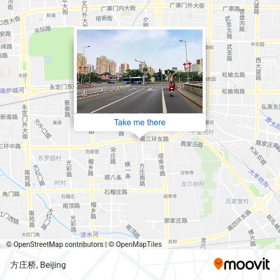 方庄桥 map