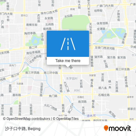 沙子口中路 map