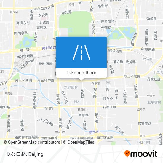 赵公口桥 map