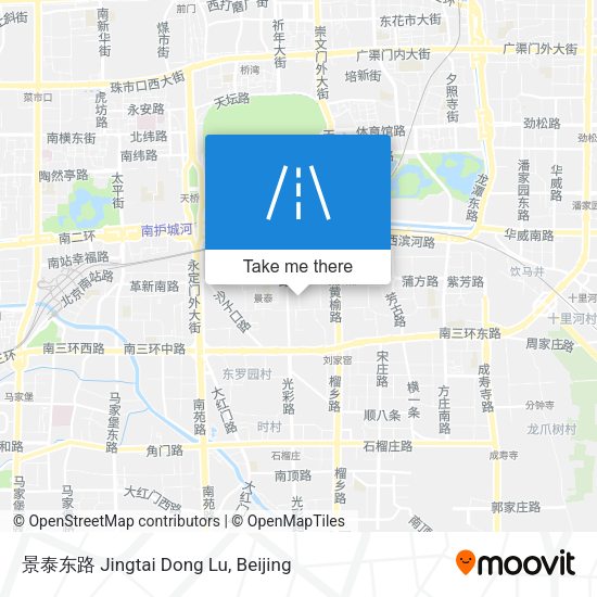 景泰东路 Jingtai Dong Lu map