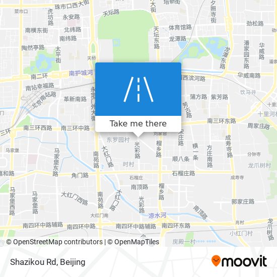 Shazikou Rd map