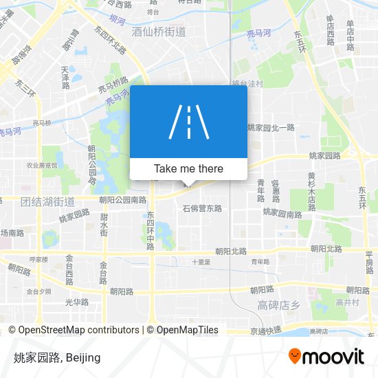 姚家园路 map