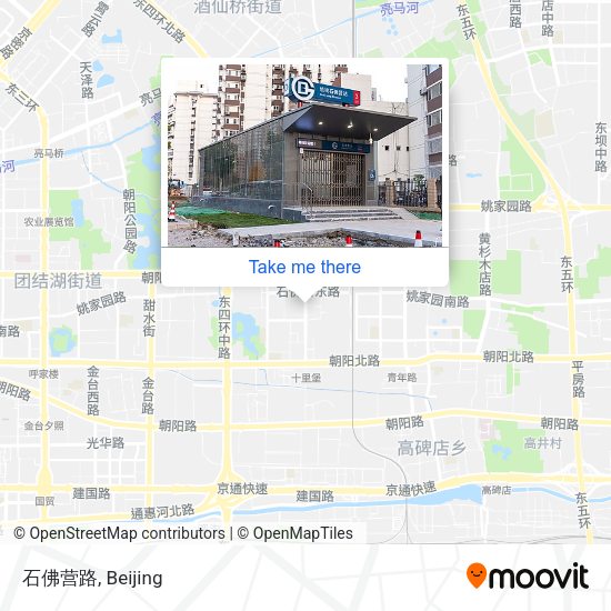 石佛营路 map