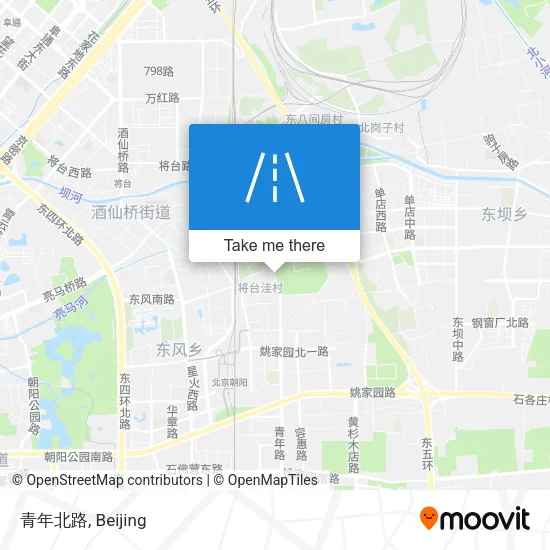 青年北路 map