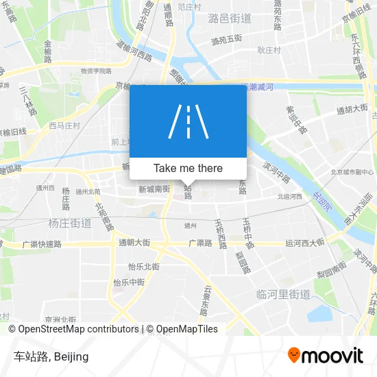车站路 map