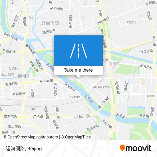 运河圆路 map
