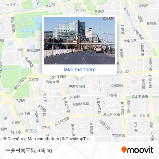 中关村南三街 map
