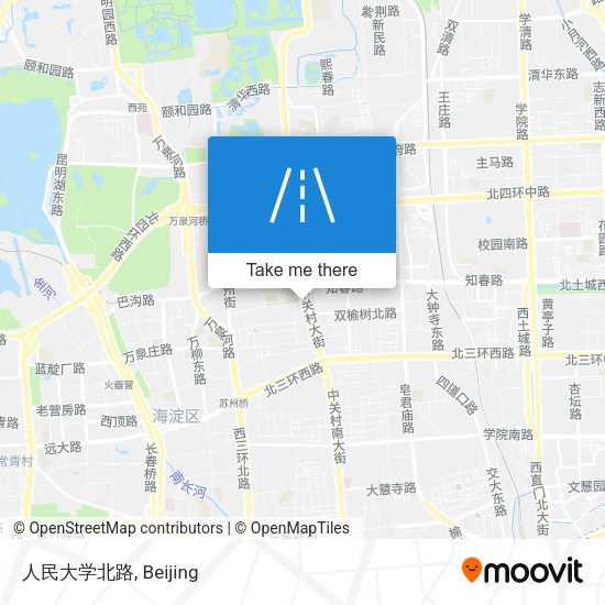 人民大学北路 map