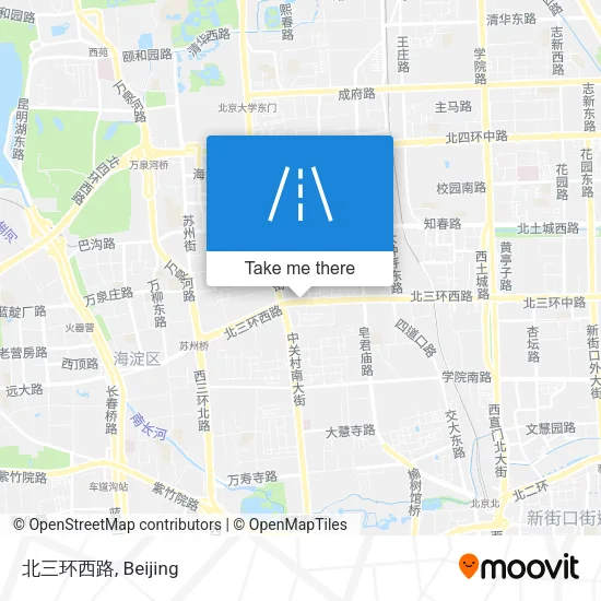 北三环西路 map