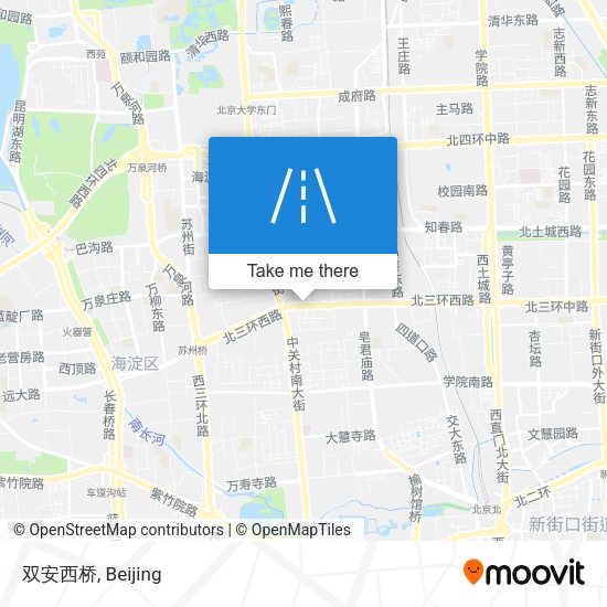 双安西桥 map