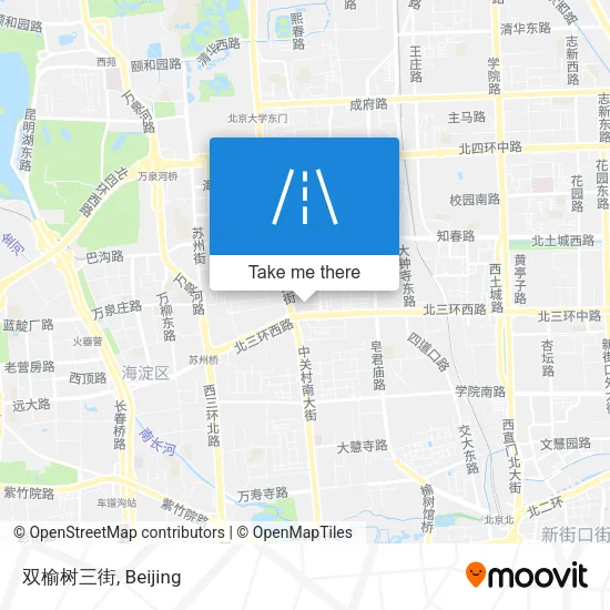 双榆树三街 map