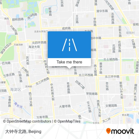 大钟寺北路 map