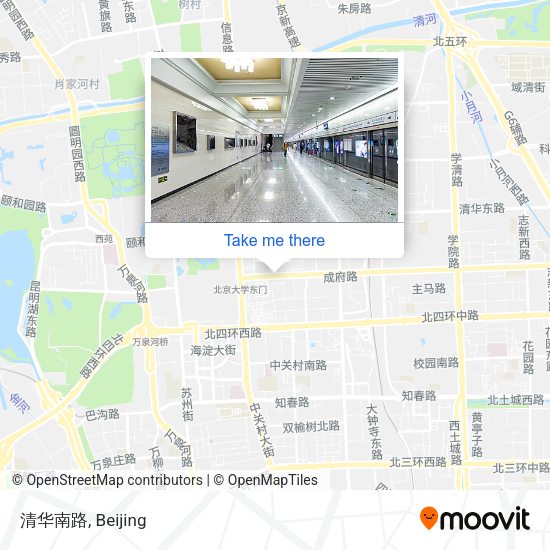 清华南路 map