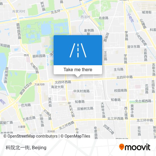 科院北一街 map