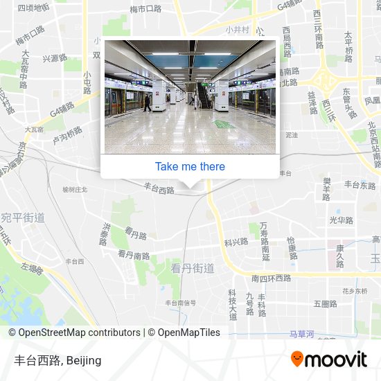 丰台西路 map