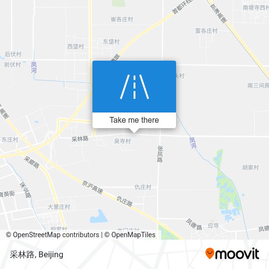 采林路 map