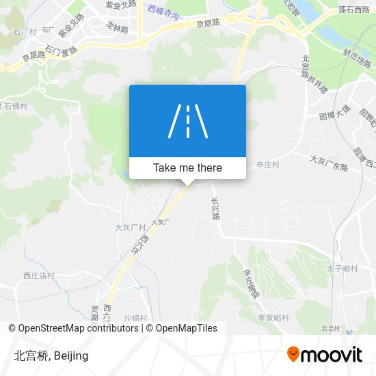 北宫桥 map