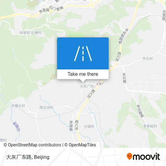 大灰厂东路 map