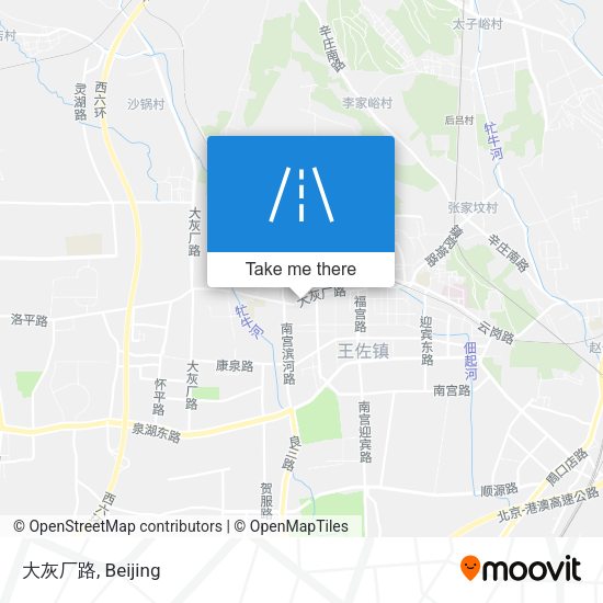 大灰厂路 map