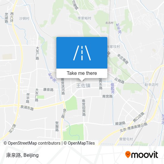 康泉路 map