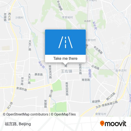 福宫路 map