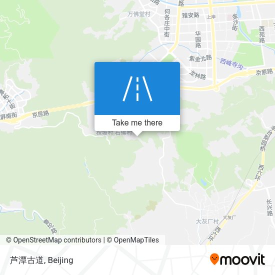 芦潭古道 map