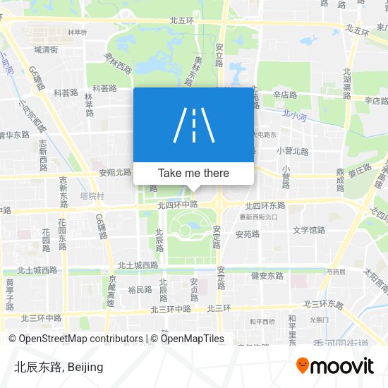 北辰东路 map