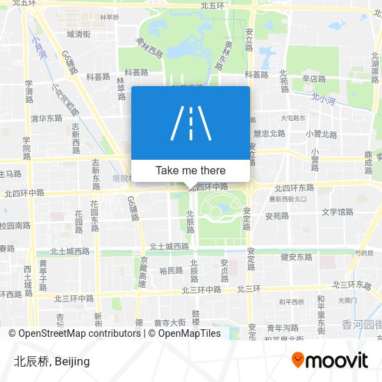 北辰桥 map