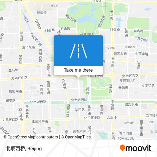 北辰西桥 map