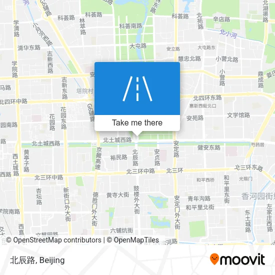 北辰路 map
